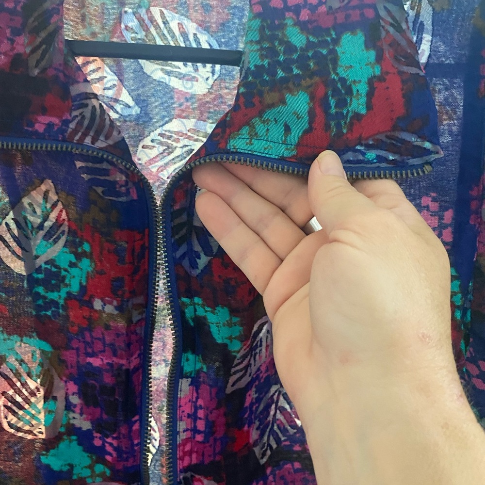 Ruby Rd. Multicolor Pattern Jacket size 12 - Picture 4 of 8